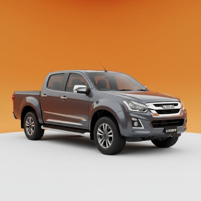 Isuzu D-Max Door Mouldings 2018-2020 ABS plastic black chrome side door protection