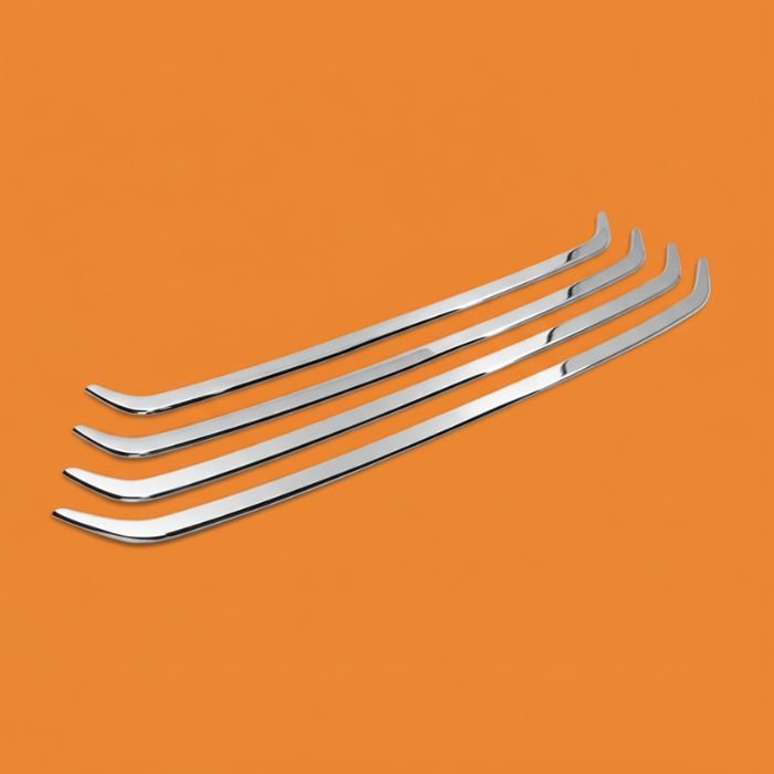 Toyota Fortuner Bumper Grill Trims (2017-2020) | Premium Chrome Upgrade