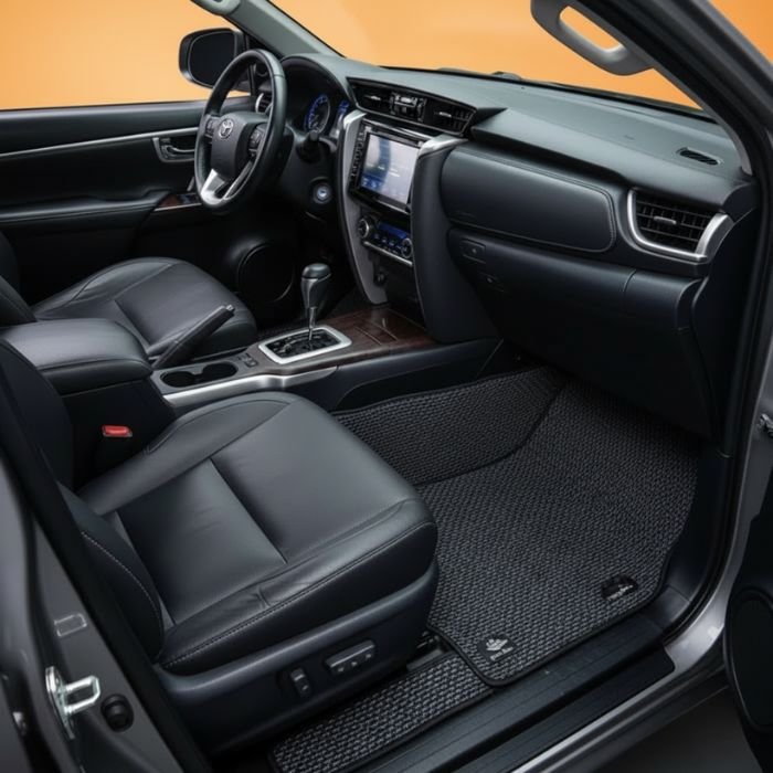 Toyota Fortuner Twist Fiber Carpet Mats (2017-2021) | Premium Floor Protection