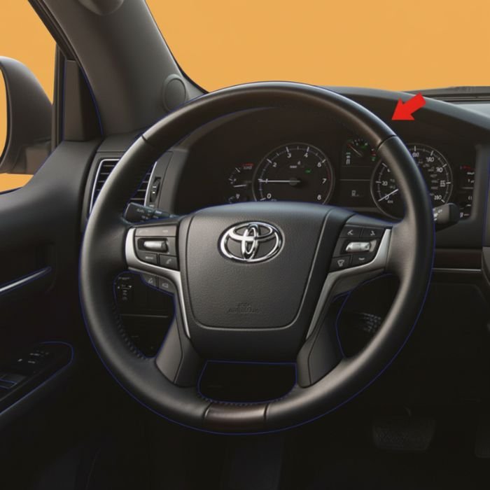 Wooden steering wheel black coffee wood luxury interior