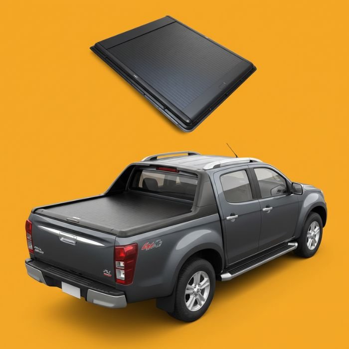 Isuzu D-Max Trunk Shutter 2018-2022 matt black bed cover