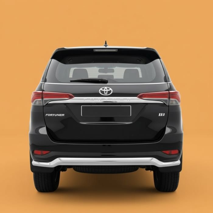 Toyota Fortuner Rear Down Garnish Chrome (2017-2020) | Premium Trunk Trim