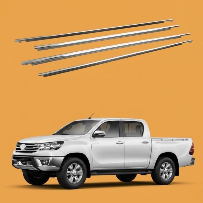 Toyota Revo Chrome Weather Strip (2016-2020) | Thailand Made Premium Quality
