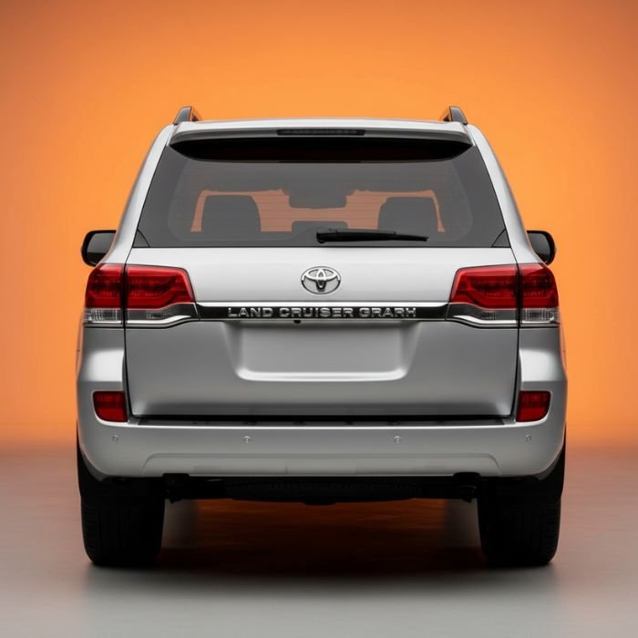 Toyota Land Cruiser FJ200 trunk garnish chrome rear tailgate 2008-2015