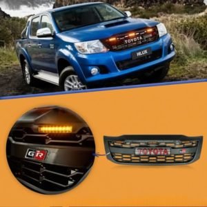 Toyota Hilux Vigo Champ GR Front Grill (2012-2016) | Shiny Black Upgrade