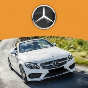 Mercedes Front Grill Logo Radar Type | Premium Distronic Style Monogram