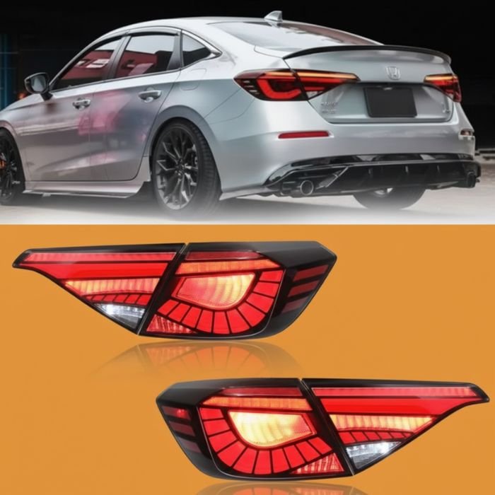 Honda Civic snake style tail lamps rear lights