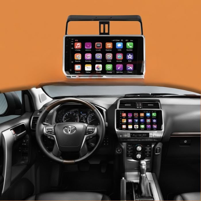 Toyota Prado FJ150 Android Panel Tesla touchscreen 2009-2017