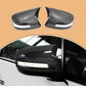 Honda Civic Mirror Covers Batman Style 2016-2021 | Gloss Black Wing Covers