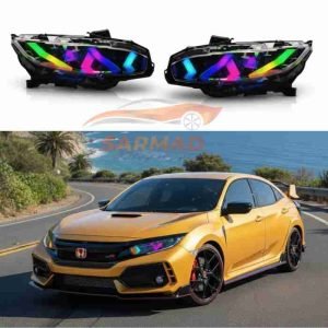 Honda Civic 10th Gen RGB Headlights Lamborghini Style | Supercar Look Upgrade