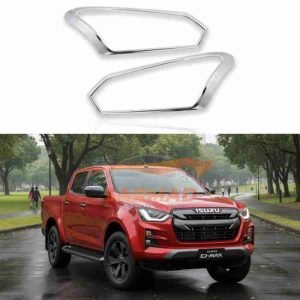 Isuzu D-Max Headlamp Cover (2018-2025) | Premium Chrome Protection