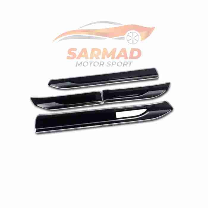 Toyota Fortuner Door Moulding Painted Chrome (2017-2020) | Side Body Protection