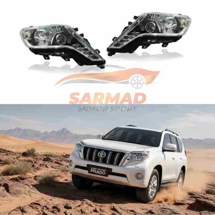 Toyota Prado FJ150 Black Projector Headlights (2014-2017) | Sporty Upgrade