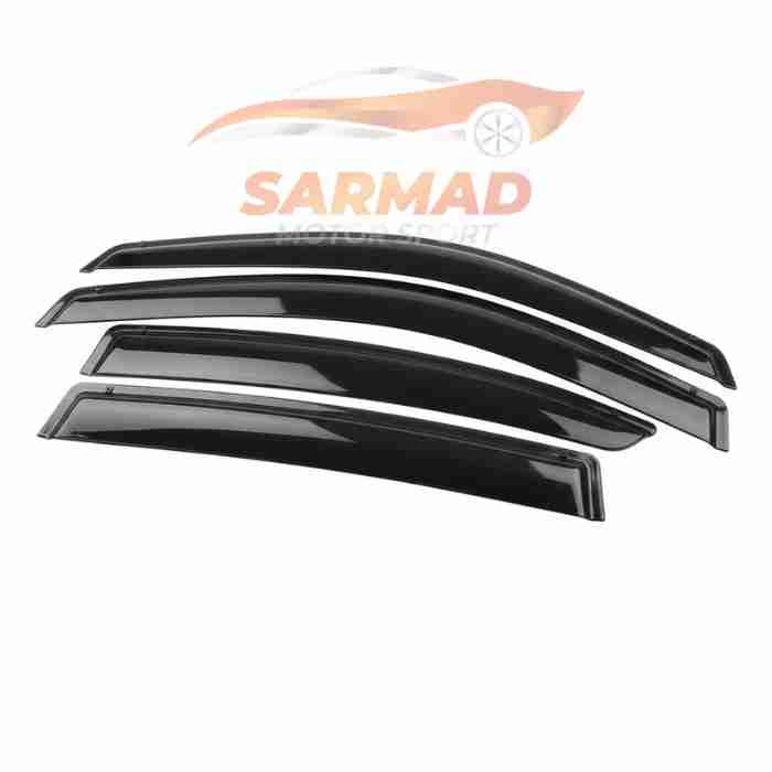 Hyundai Elantra Air Press Sun Visors with Chrome (2021-2023) | Rain Guards