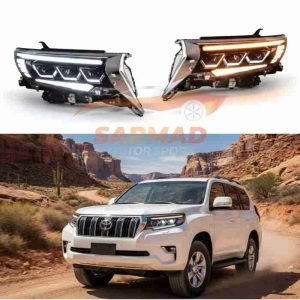 Toyota Prado Lexus Style Headlights (2018-2024) | Triple Beam LED