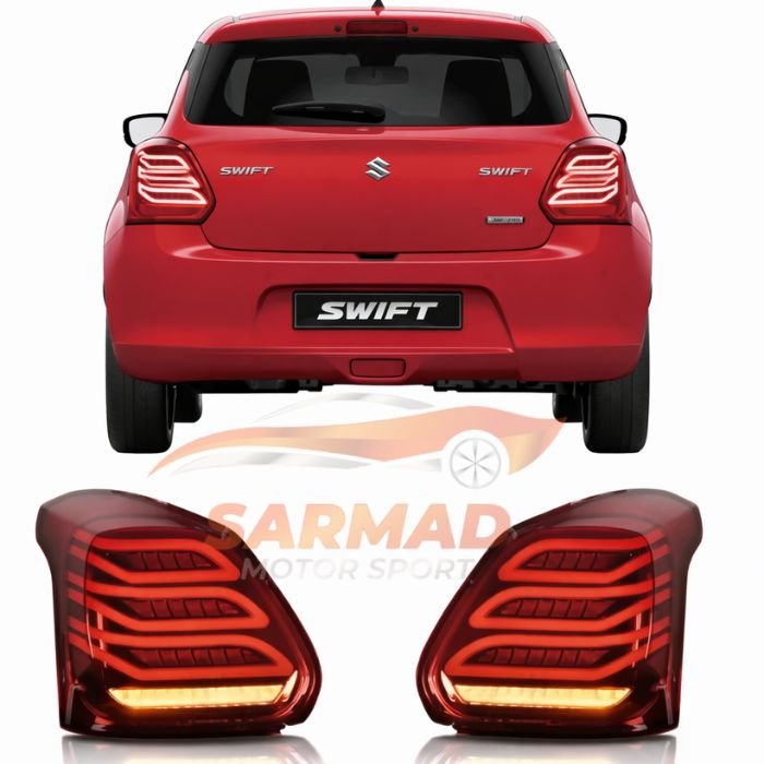 Suzuki Swift Aftermarket LED Tail Lights (2022-2025) | Modern Rear Lamps