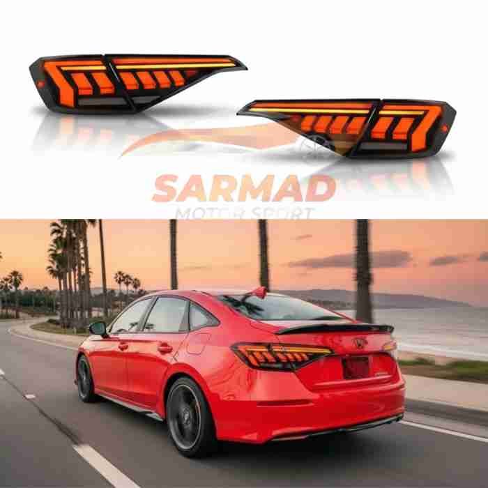 Honda Civic 11th Gen E-Tron GT Style Tail Lights | Sequential LED