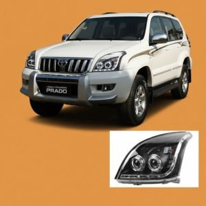 Black Projector Headlights | Toyota Prado FJ120 2002-2008 Premium LED Upgrade