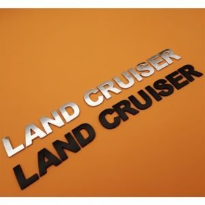 Bonnet Letters | Toyota Land Cruiser Premium Hood Emblem Logo