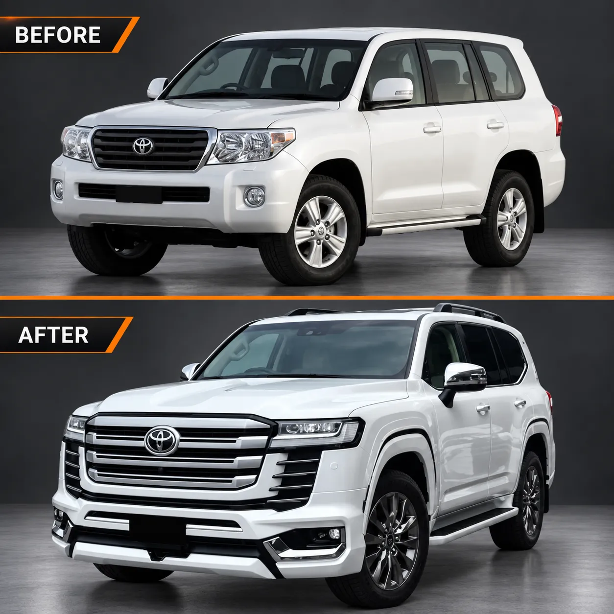 Toyota Land Cruiser LC200 to New LC300 Conversion Kit (2022)