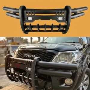 Bull Bar Double Pipe with Light | Toyota Hilux Revo 2016-2023
