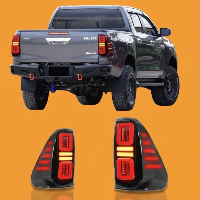 Lexus Design LED Tail Lamps | Toyota Hilux Revo 2016-2023 Smoke Edition