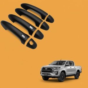 Door Handle Covers Black | Toyota Hilux Revo Rocco 2016–2022