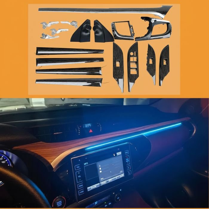 LED Glossy Interior Kit / Toyota Hilux Revo 2016-2025 | Luxury Ambient Lighting