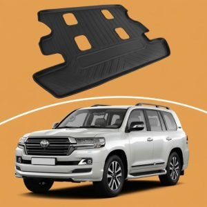 7D trunk mat black / Toyota Land Cruiser LC200 2015–2022