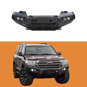 Hamer Half Bull Bar / Toyota Land Cruiser 200 2007–2015 double fog lamps