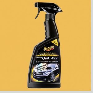 Meguiar's Gold Class Quick Wax spray for instant car paint shine and protection