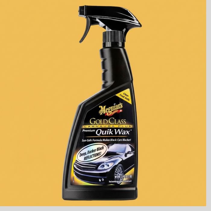 Meguiar's Gold Class Quick Wax spray for instant car paint shine and protection
