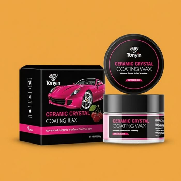 Ceramic Coating Wax Cherry Scent - Advanced Crystal Wax 200g for Deep Gloss