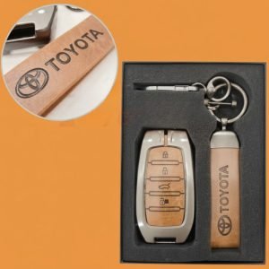 Premium Key Cover with Metal Shell | Toyota Hilux Revo 2017-2025