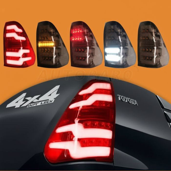 Snake Style LED Tail Lights / Toyota Hilux Revo 2021-2023 | Premium Rear Lamps