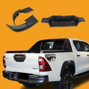 Rear Bumper Pad Set / Toyota Hilux Revo 2016-2024 | Scuff Protection