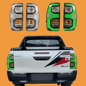 RGB LED Tail Lamps / Toyota Hilux Revo Rocco 2021-2024 | Smoke Edition