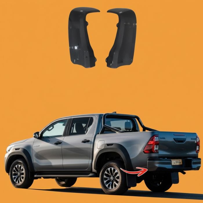 GR Rear Bumper Corner / Toyota Hilux Revo Rocco 2016-2023 | Iron Edition