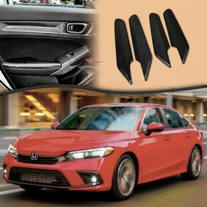 Carbon Window Trims | Honda Civic 2022-2024 11th Gen Sporty Upgrade
