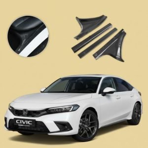 Carbon Fiber Door Scuff Plates | Honda Civic 11th Gen (2022-2025)