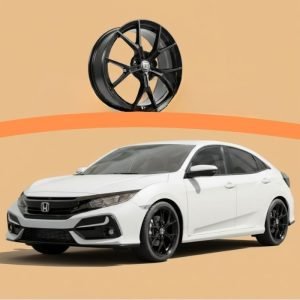 Black Alloy Rims 18-Inch | Honda Civic 10th Gen Sarmad Motor Sport