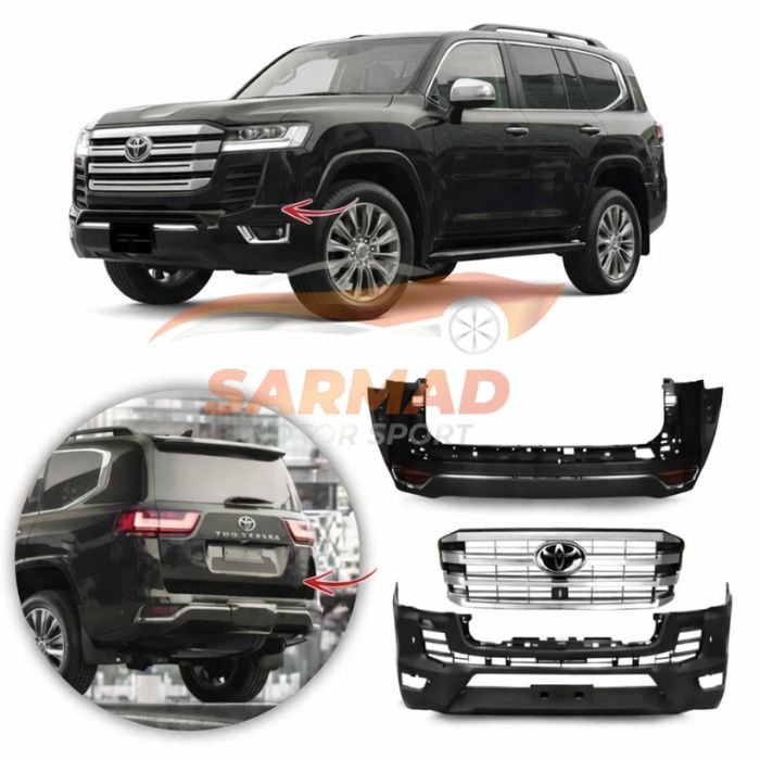 Front and Rear Bumper with Grill | Toyota Land Cruiser LC300 2022–2024