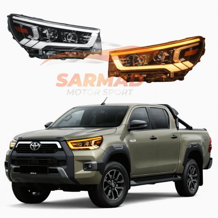 Lexus Design LED Headlights / Toyota Hilux Revo 2021-2023 | Premium V2 Upgrade