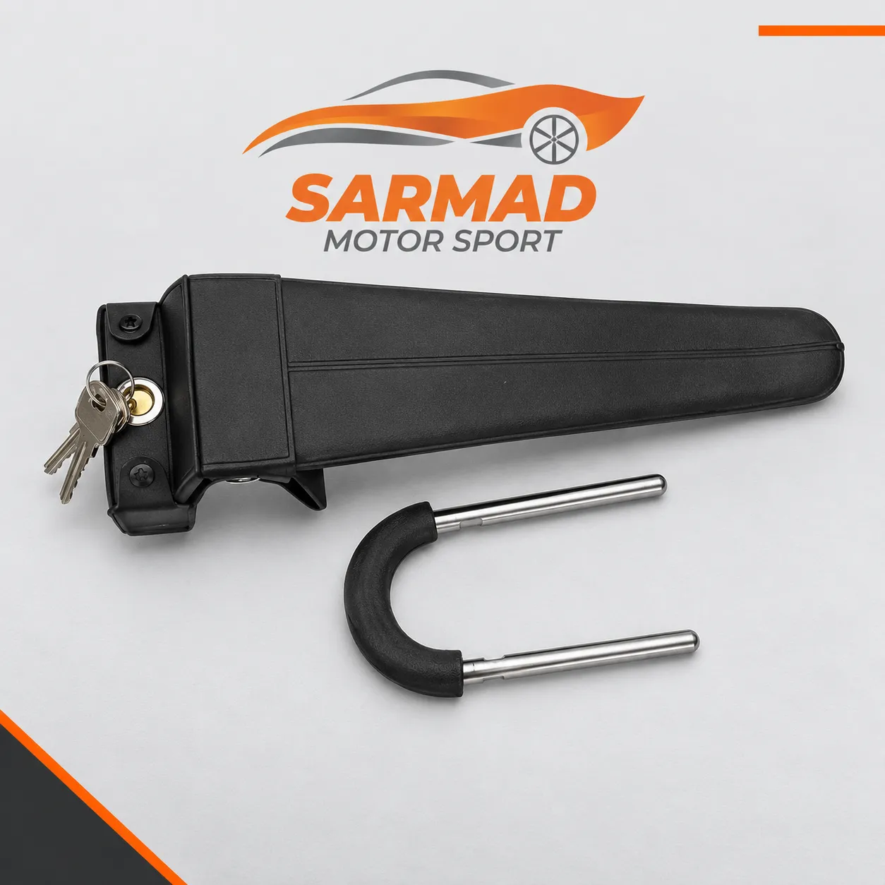 Leather Car Steering Wheel Lock