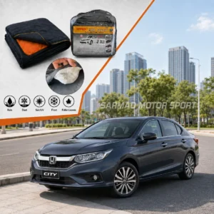 Honda City car body cover with premium protective fabric