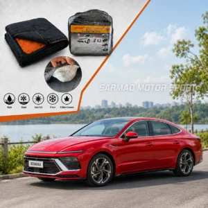 Hyundai Sonata car body cover with premium protective fabric