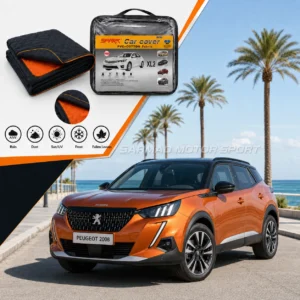 Peugeot 2008 car body cover with premium protective fabric