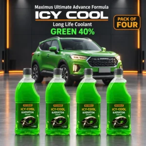Maximus ICY Cool Coolant Green 40% Pack of 4 | Sarmad
