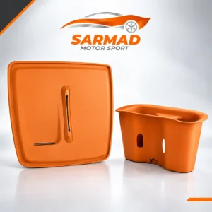 Deepal S05 Console Organizer – Orange Tray & Cup Holder